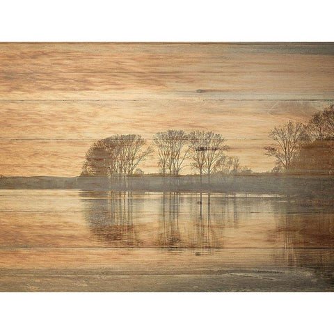 Out Doors Gold Ornate Wood Framed Art Print with Double Matting by Lewis, Sheldon