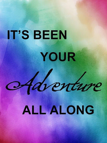 Bright Adventure Black Ornate Wood Framed Art Print with Double Matting by Lewis, Sheldon