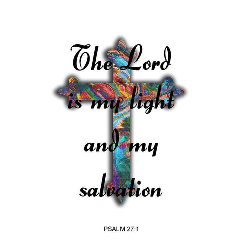 My Salvation Black Modern Wood Framed Art Print by Lewis, Sheldon