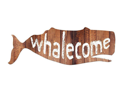 Whalecome Black Ornate Wood Framed Art Print with Double Matting by Lewis, Sheldon