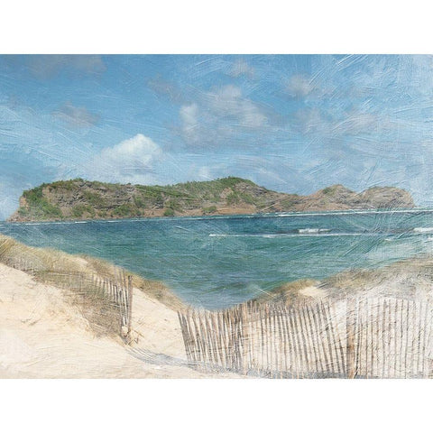 Bathway Bay 1 Black Modern Wood Framed Art Print by Lewis, Sheldon