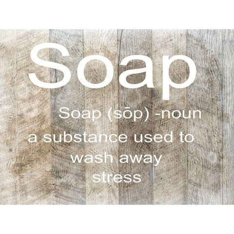 Bath Soap Black Modern Wood Framed Art Print with Double Matting by Lewis, Sheldon