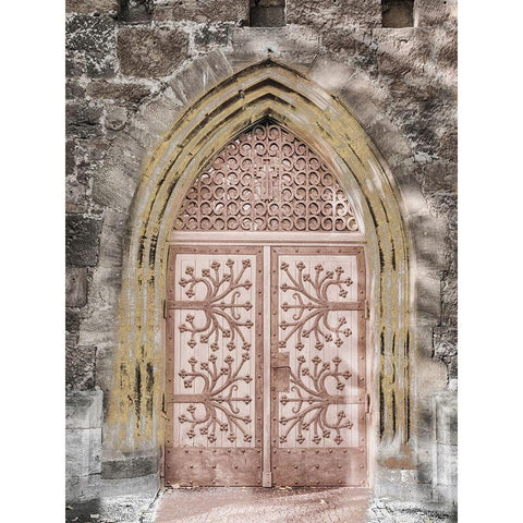 Vintage Tone Black Modern Wood Framed Art Print with Double Matting by Lewis, Sheldon