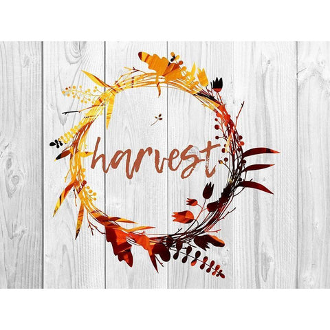 Harvest Wood Black Modern Wood Framed Art Print by Lewis, Sheldon