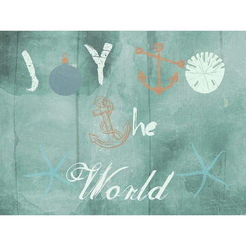 Christmas By The Coast Black Modern Wood Framed Art Print with Double Matting by Lewis, Sheldon