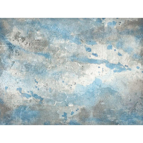 Ocean Blue Black Modern Wood Framed Art Print with Double Matting by Lewis, Sheldon