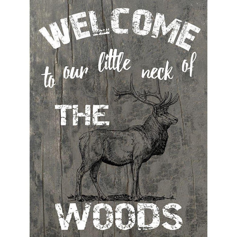 My Neck Of The Woods Black Modern Wood Framed Art Print by Lewis, Sheldon