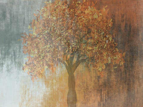 Under The Shaded Tree 1 Black Ornate Wood Framed Art Print with Double Matting by Lewis, Sheldon