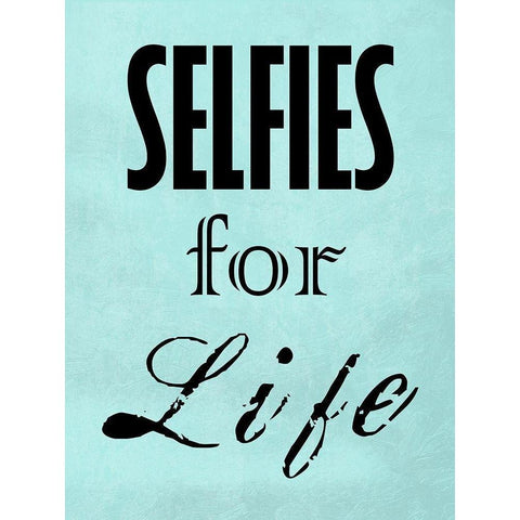 Selfies White Modern Wood Framed Art Print by Lewis, Sheldon