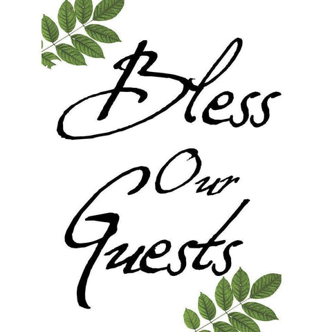 Our Guests White Modern Wood Framed Art Print by Lewis, Sheldon