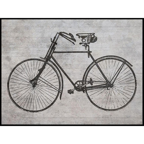 Ride Into The Future Black Modern Wood Framed Art Print with Double Matting by Lewis, Sheldon