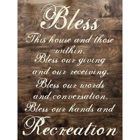 More Blessings Black Modern Wood Framed Art Print by Lewis, Sheldon