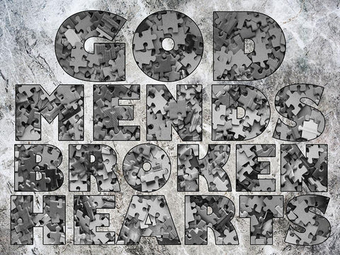 God Is At Work White Modern Wood Framed Art Print with Double Matting by Lewis, Sheldon