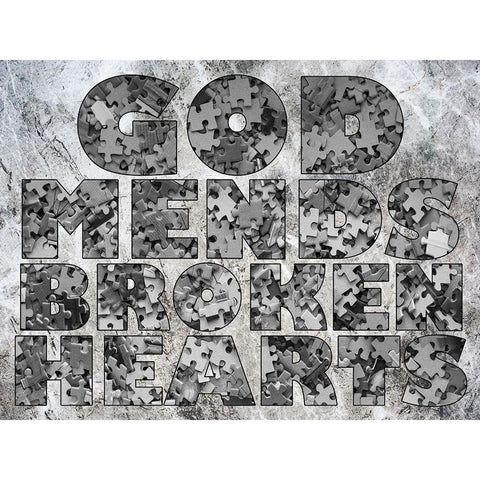 God Is At Work Black Modern Wood Framed Art Print by Lewis, Sheldon