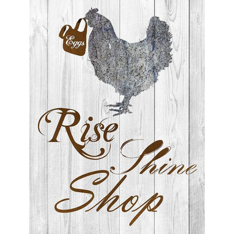 Rise And Shop Gold Ornate Wood Framed Art Print with Double Matting by Lewis, Sheldon