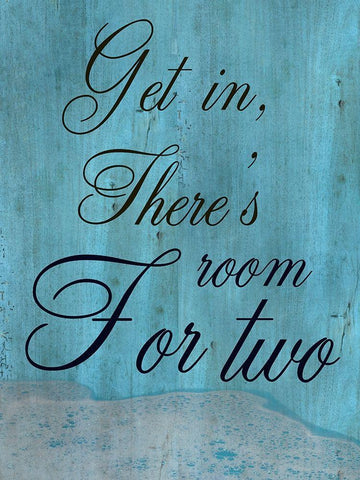 Room For Two White Modern Wood Framed Art Print with Double Matting by Lewis, Sheldon