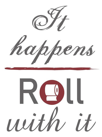 Roll With It Black Ornate Wood Framed Art Print with Double Matting by Lewis, Sheldon