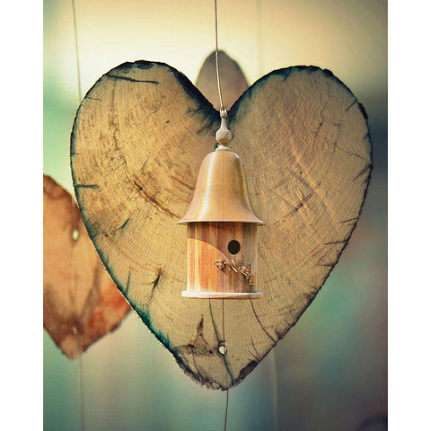 Birds Gold Ornate Wood Framed Art Print with Double Matting by Lewis, Sheldon