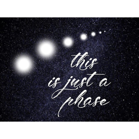 Phase Black Modern Wood Framed Art Print with Double Matting by Lewis, Sheldon