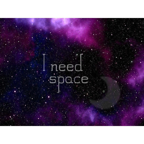 Space White Modern Wood Framed Art Print by Lewis, Sheldon