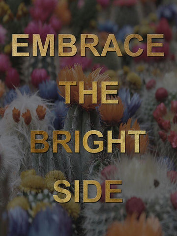 Bright Side Black Ornate Wood Framed Art Print with Double Matting by Lewis, Sheldon