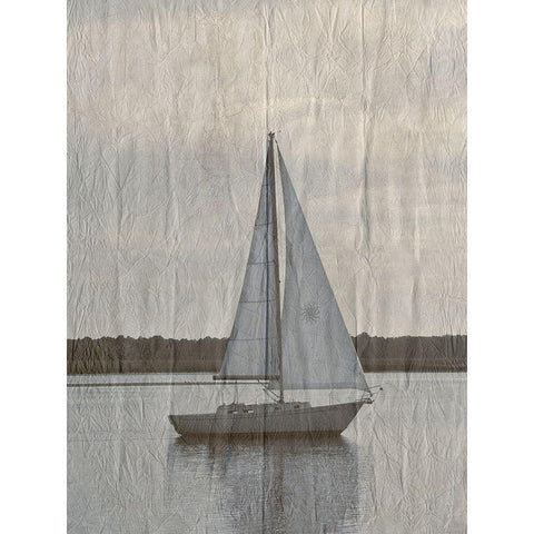 Yacht Club 3 Black Modern Wood Framed Art Print by Lewis, Sheldon