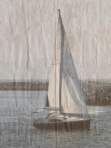 Yacht Club 4 White Modern Wood Framed Art Print with Double Matting by Lewis, Sheldon