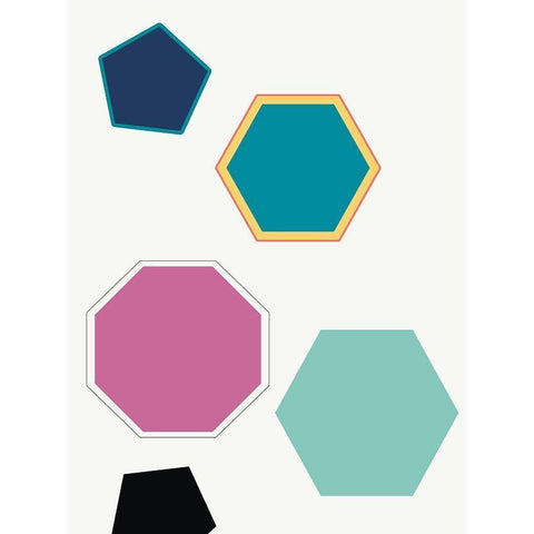Shapping Up Black Modern Wood Framed Art Print with Double Matting by Lewis, Sheldon