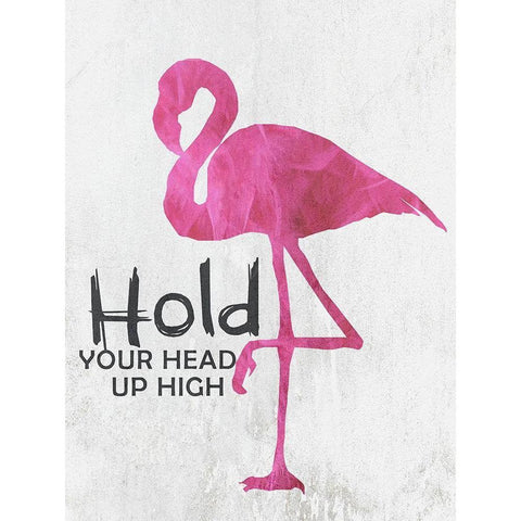 Head Up High 2 Black Modern Wood Framed Art Print with Double Matting by Lewis, Sheldon