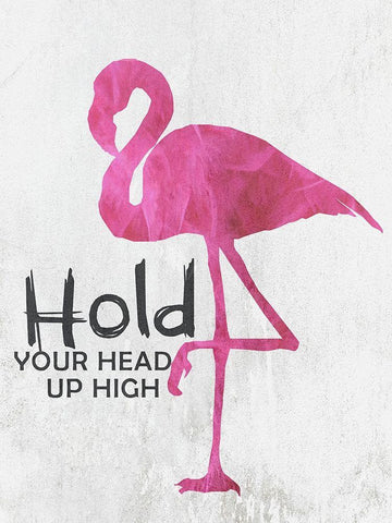 Head Up High 2 White Modern Wood Framed Art Print with Double Matting by Lewis, Sheldon
