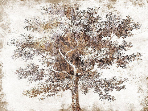 Meadow Wood 2 Black Ornate Wood Framed Art Print with Double Matting by Lewis, Sheldon