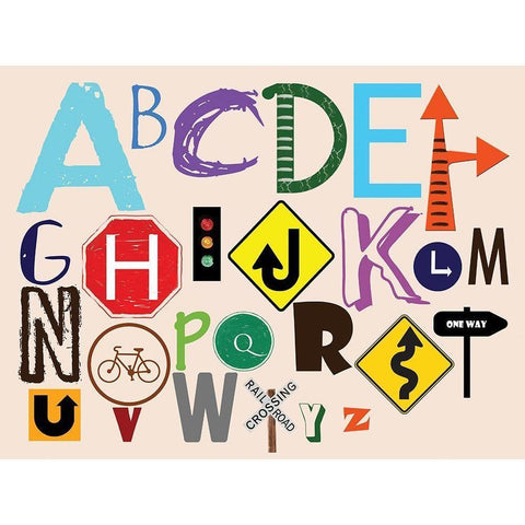 Street Talk White Modern Wood Framed Art Print by Lewis, Sheldon
