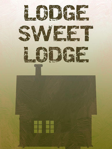 Sweet Lodge Black Ornate Wood Framed Art Print with Double Matting by Lewis, Sheldon