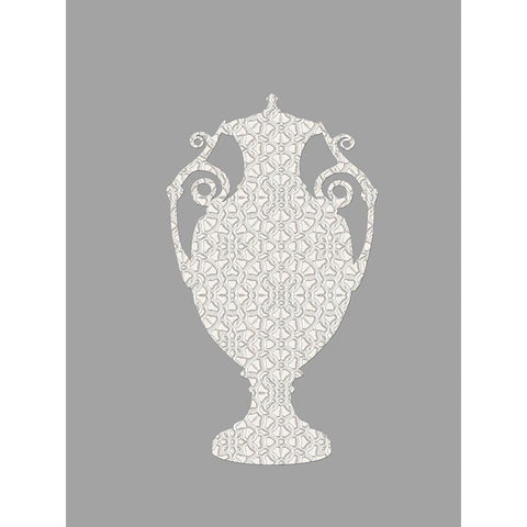 Soft Neutrals Gold Ornate Wood Framed Art Print with Double Matting by Lewis, Sheldon