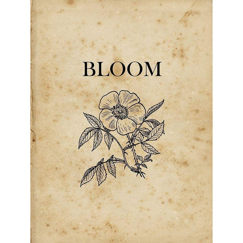 Bloom Gold Ornate Wood Framed Art Print with Double Matting by Lewis, Sheldon