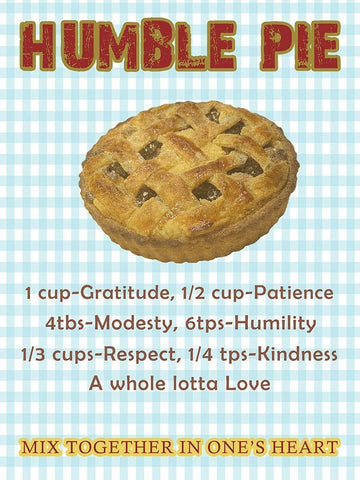 Humble Pie Black Ornate Wood Framed Art Print with Double Matting by Lewis, Sheldon