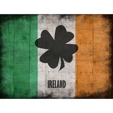 Ireland Black Modern Wood Framed Art Print with Double Matting by Lewis, Sheldon