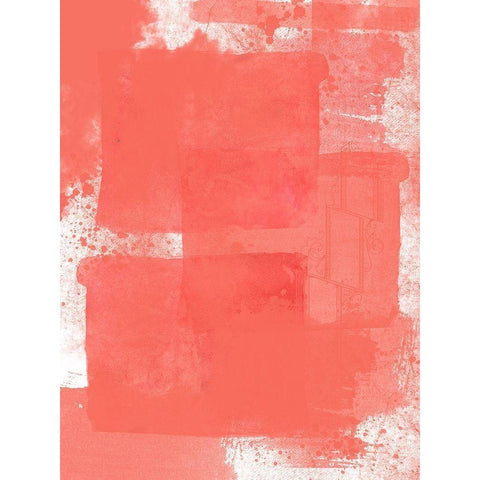 Coral Peddle White Modern Wood Framed Art Print by Lewis, Sheldon