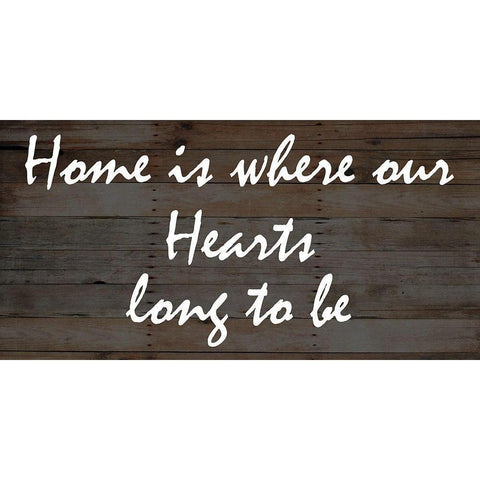 Our Hearts Black Modern Wood Framed Art Print by Lewis, Sheldon