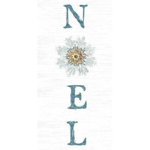 Noel Gold Ornate Wood Framed Art Print with Double Matting by Lewis, Sheldon