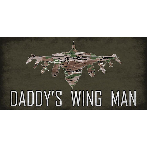 Wing Man White Modern Wood Framed Art Print by Lewis, Sheldon