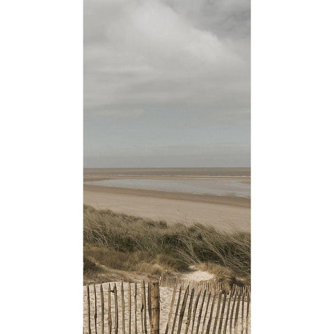 Bathway Beach 2 Black Modern Wood Framed Art Print by Lewis, Sheldon