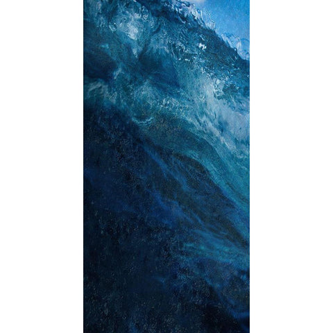 Cool Wave 1 Gold Ornate Wood Framed Art Print with Double Matting by Lewis, Sheldon
