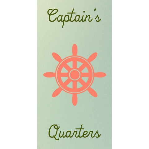 CaptainS Quarters Gold Ornate Wood Framed Art Print with Double Matting by Lewis, Sheldon