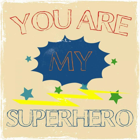 My Hero Black Modern Wood Framed Art Print by Lewis, Sheldon