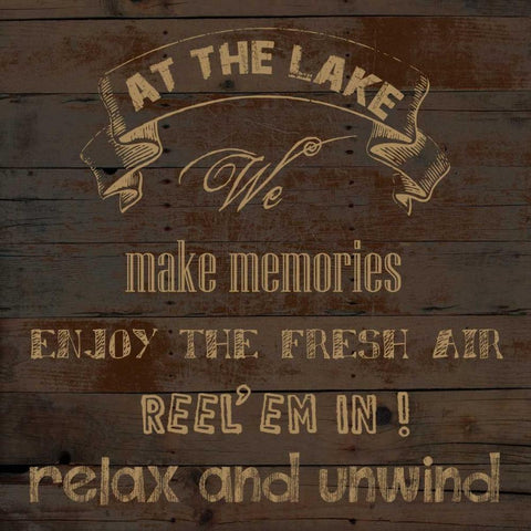 At The Lake 2 White Modern Wood Framed Art Print by Lewis, Sheldon