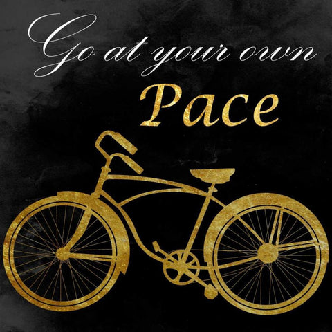 Gold Romance Black Ornate Wood Framed Art Print with Double Matting by Lewis, Sheldon