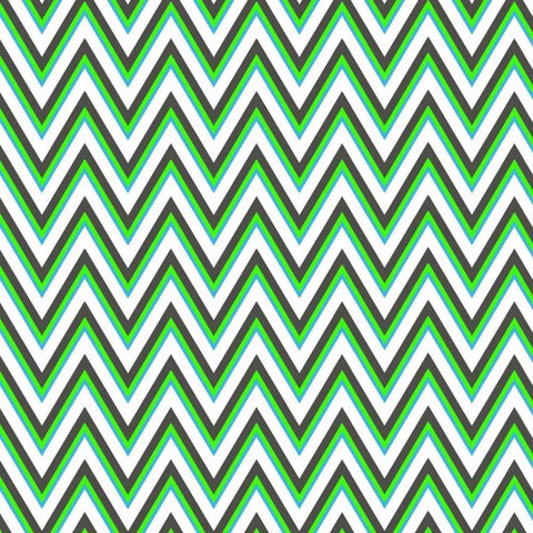 Chevron 1 White Modern Wood Framed Art Print with Double Matting by Lewis, Sheldon