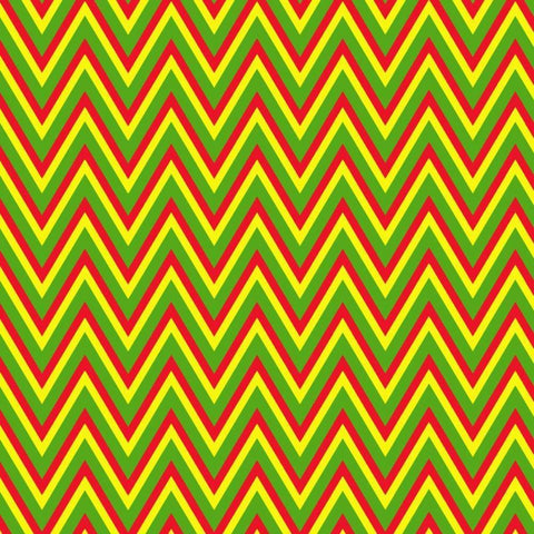 Chevron 5 White Modern Wood Framed Art Print with Double Matting by Lewis, Sheldon