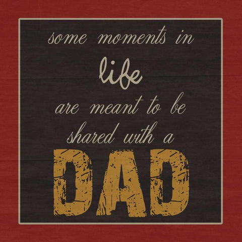 Only You DaD Black Modern Wood Framed Art Print with Double Matting by Lewis, Sheldon